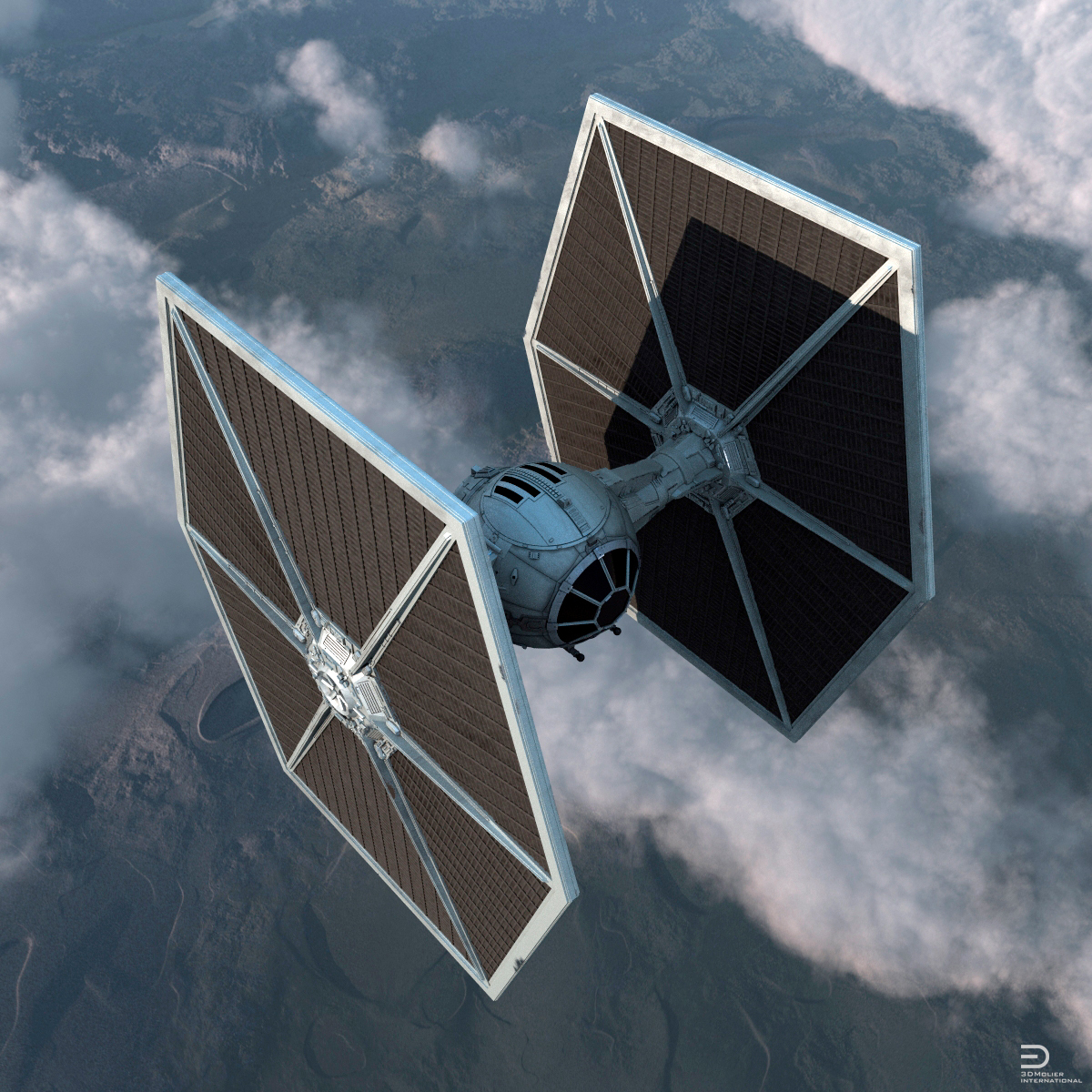 large star wars tie fighter