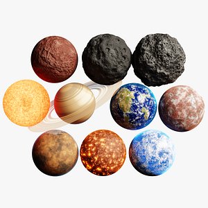 Procedural Planet Material Pack 1 3D model