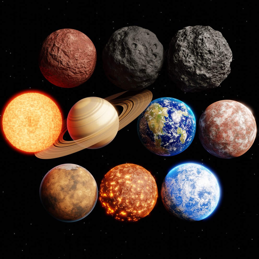Procedural Planet Material Pack 1 3D Model - TurboSquid 2361031