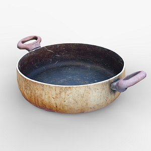 Old Food Pan Scan 3D model