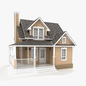 two-story cottage 88 3D model