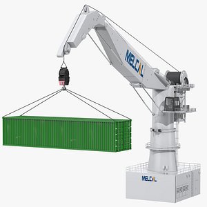 3D Crane Ship model