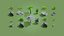 Cartoon game ready trees pack