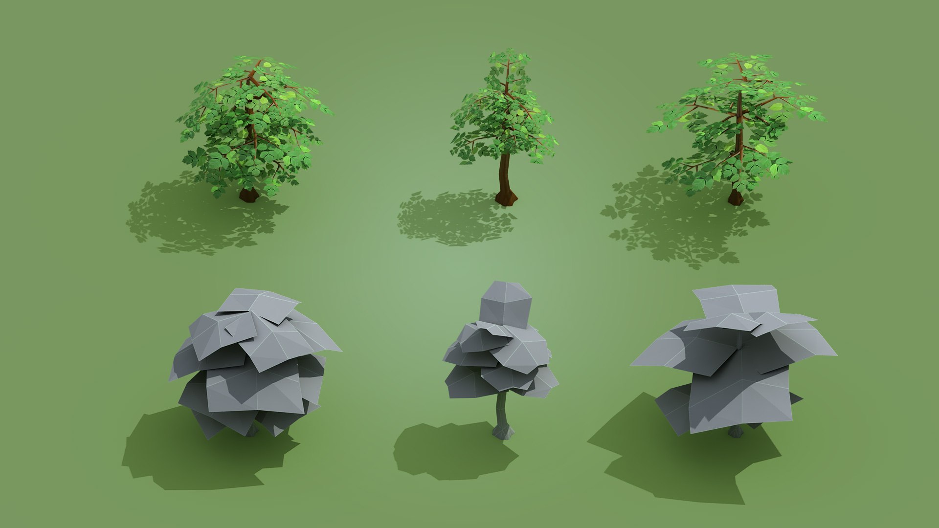 3D cartoon trees pack https://p.turbosquid.com/ts-thumb/7X/Pov2kP/xjjjHdjS/stym_lowpolytreespack_trees_02/jpg/1591906057/1920x1080/fit_q87/649d9a0a441581f7dee8e30ccd17982966ae5413/stym_lowpolytreespack_trees_02.jpg