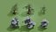 Cartoon game ready trees pack