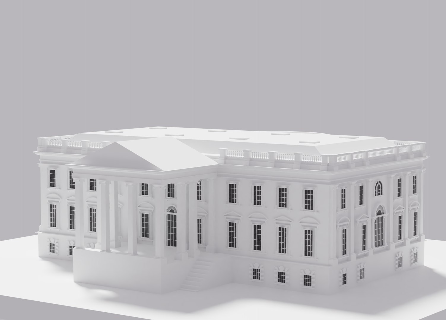 3D White House - TurboSquid 1585367