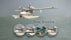 accord-201 floatsplane livery airplane model