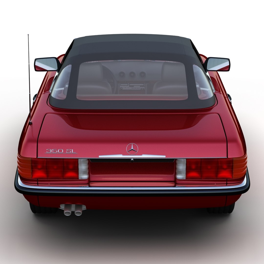 Mercedes-benz 350sl Roadster 3d 3ds