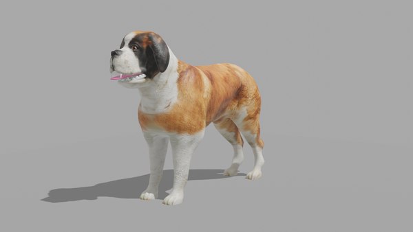 大型犬　セント・バーナード　樹脂製　オブジェ　高さ80㎝ 大型犬 セント・バーナード 樹脂製 オブジェ 高さ80㎝ 大型犬