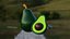 Low Poly Avocado 3D