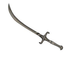 overwatch genji bedouin sword model