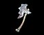 3D old axe model
