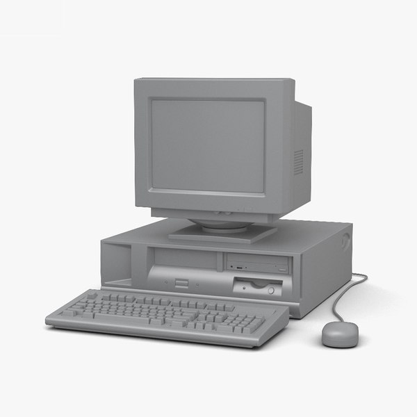modelo 3d PC antiguo genérico - TurboSquid 1658996