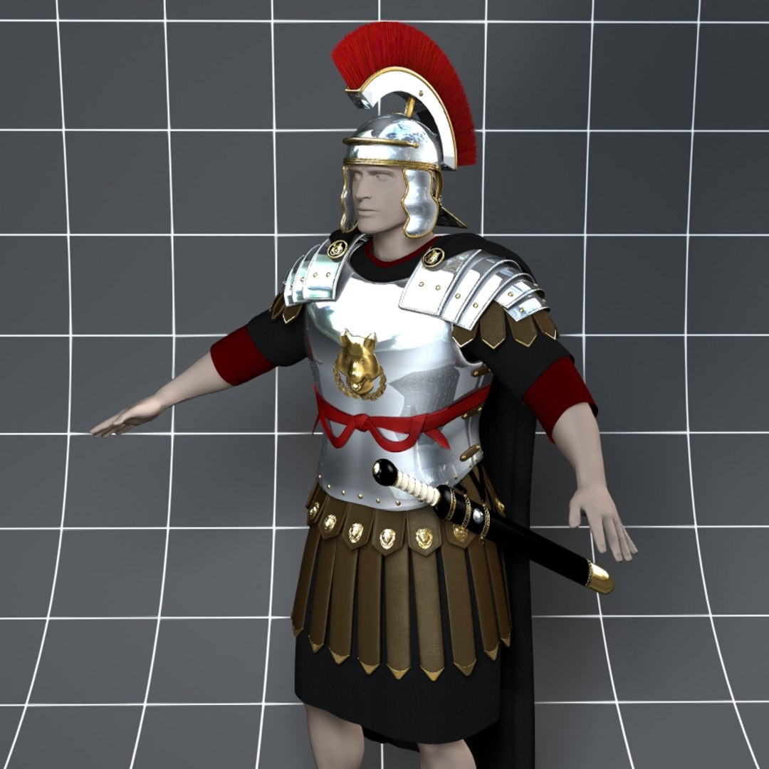 3d Roman Armor