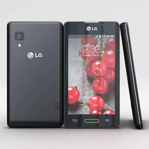 modelo 3d LG Optimus L5 II E460 Indigo Negro - TurboSquid 776706