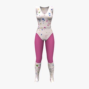70s Aerobics Legwarmers And Leotard V1