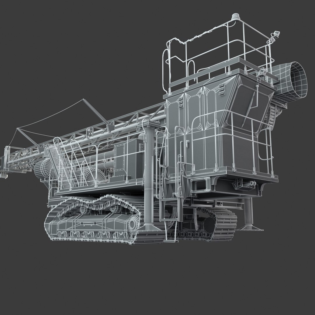 3d Rigged Drilling Machine