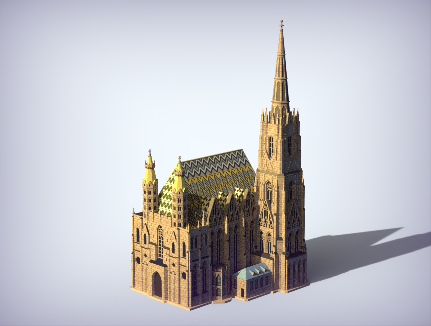 3D Model St Stephen S Cathedral - TurboSquid 1353334