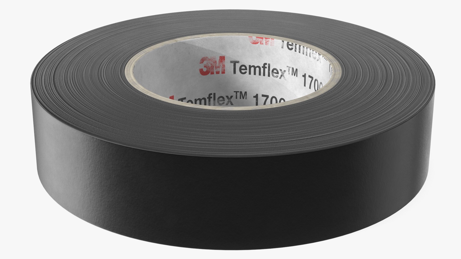 Temflex 3M Vinyl Electrical Tape Black 3D Model - TurboSquid 1830794