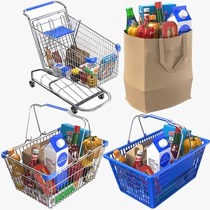 Full Detailed Shopping Carts Collection