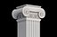 Round and rectangular ionic columns