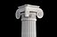 Round and rectangular ionic columns