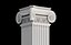 Round and rectangular ionic columns