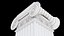 Round and rectangular ionic columns