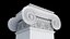 Round and rectangular ionic columns