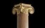 Round and rectangular ionic columns
