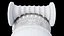 Round and rectangular ionic columns