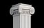 Round and rectangular ionic columns