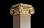 Round and rectangular ionic columns