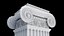 Round and rectangular ionic columns