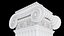 Round and rectangular ionic columns