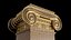 Round and rectangular ionic columns