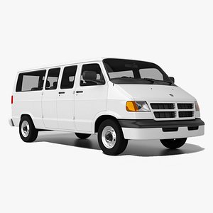 3D Dodge Ram Van Passenger