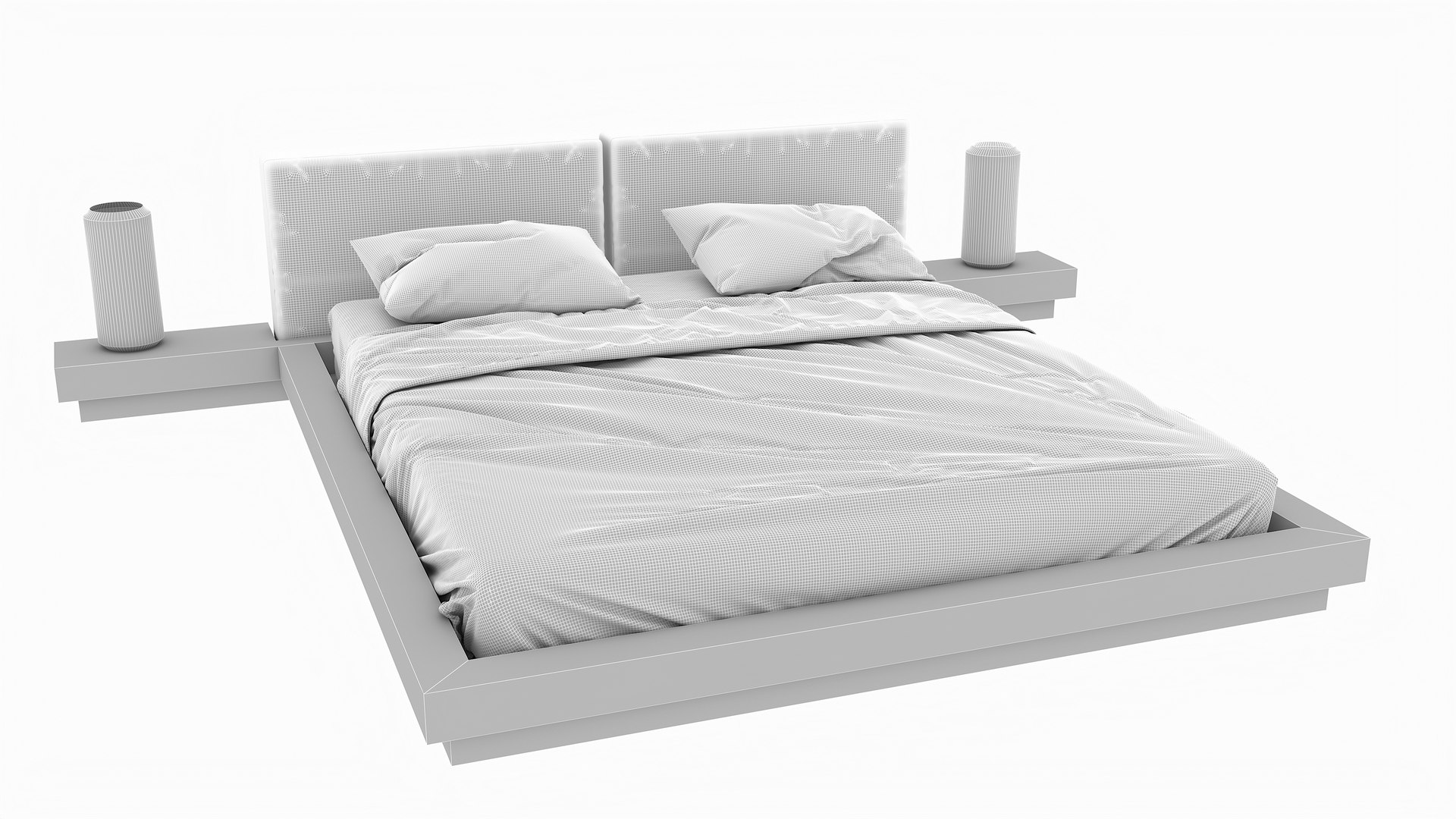 3D bed model - TurboSquid 1894820