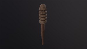 Medieval Torch 3D model
