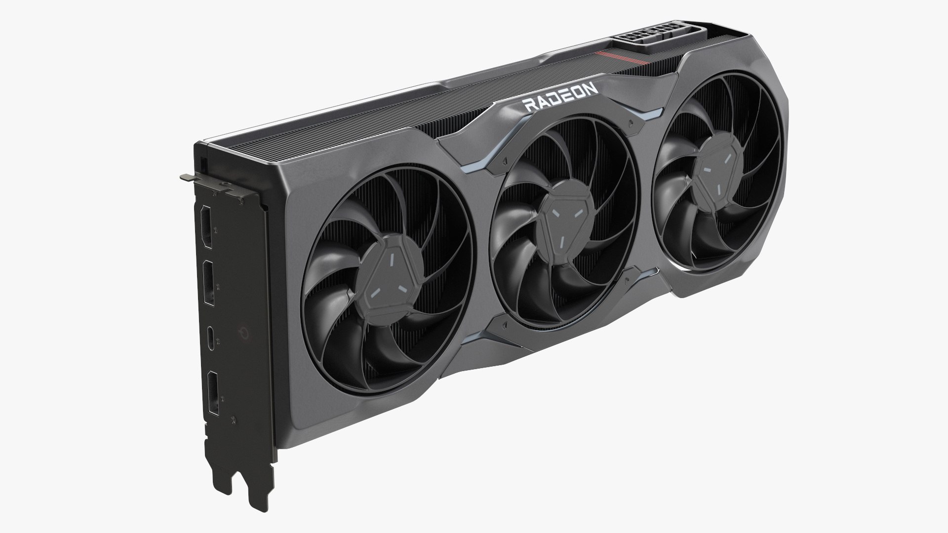 AMD 7900 Series Graphics Card 3D model preview