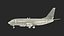 Boeing 737-700 mit für Maya vorbereitetem Innenraum