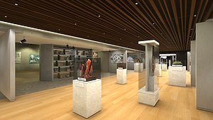 Museum02 VR AR Game Ready