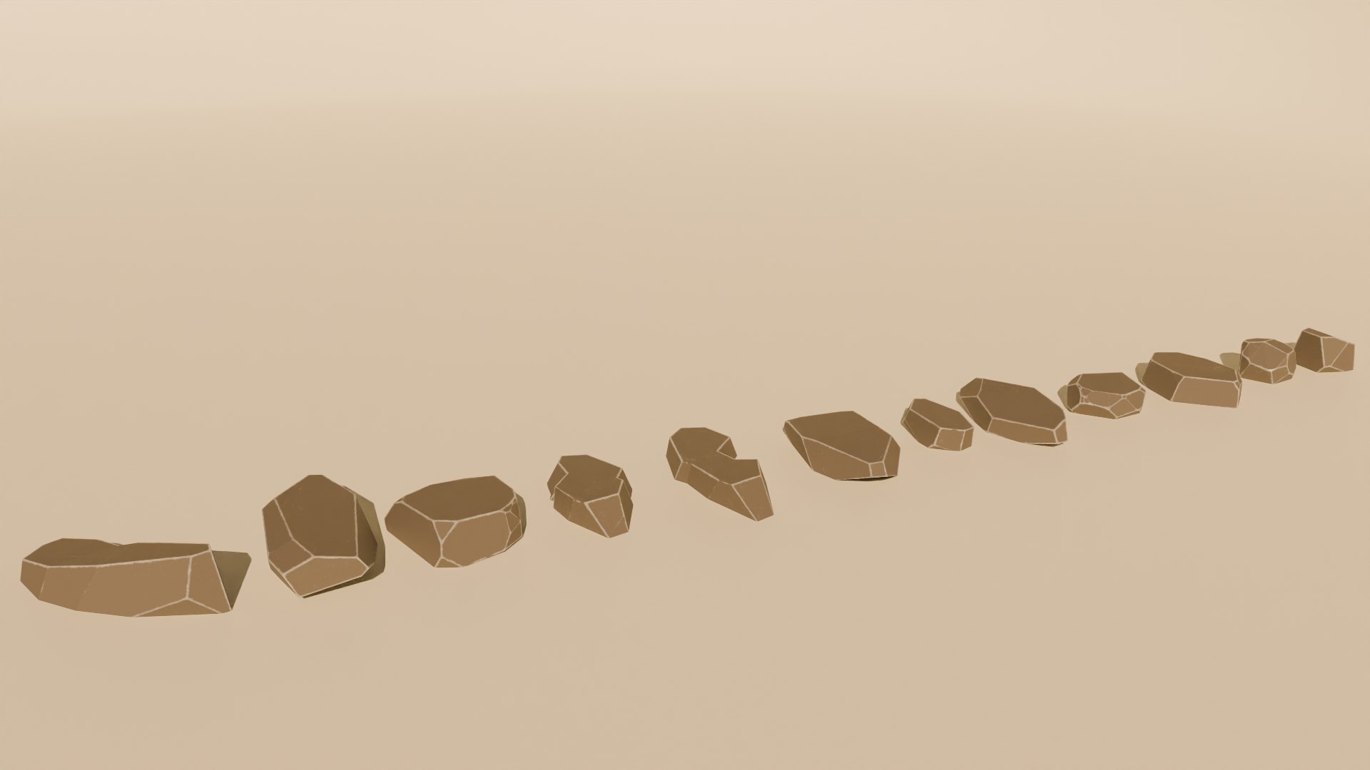 Free 3D Low Poly Trees And Rocks - TurboSquid 2400328
