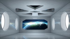 Sci Fi Room 3D model