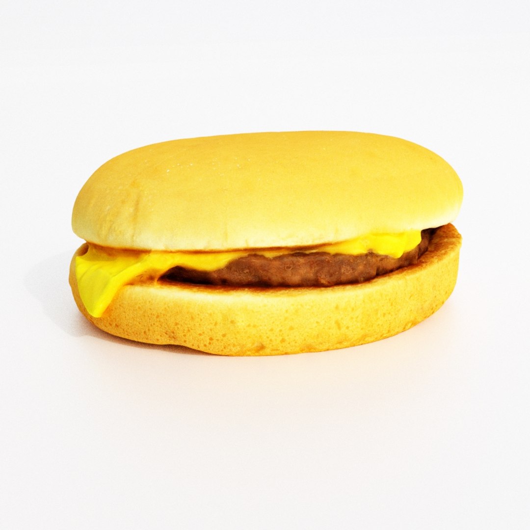 3D Cheeseburger Packaged Model - TurboSquid 1426392