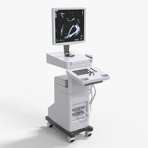Ultrasound machine 3D model