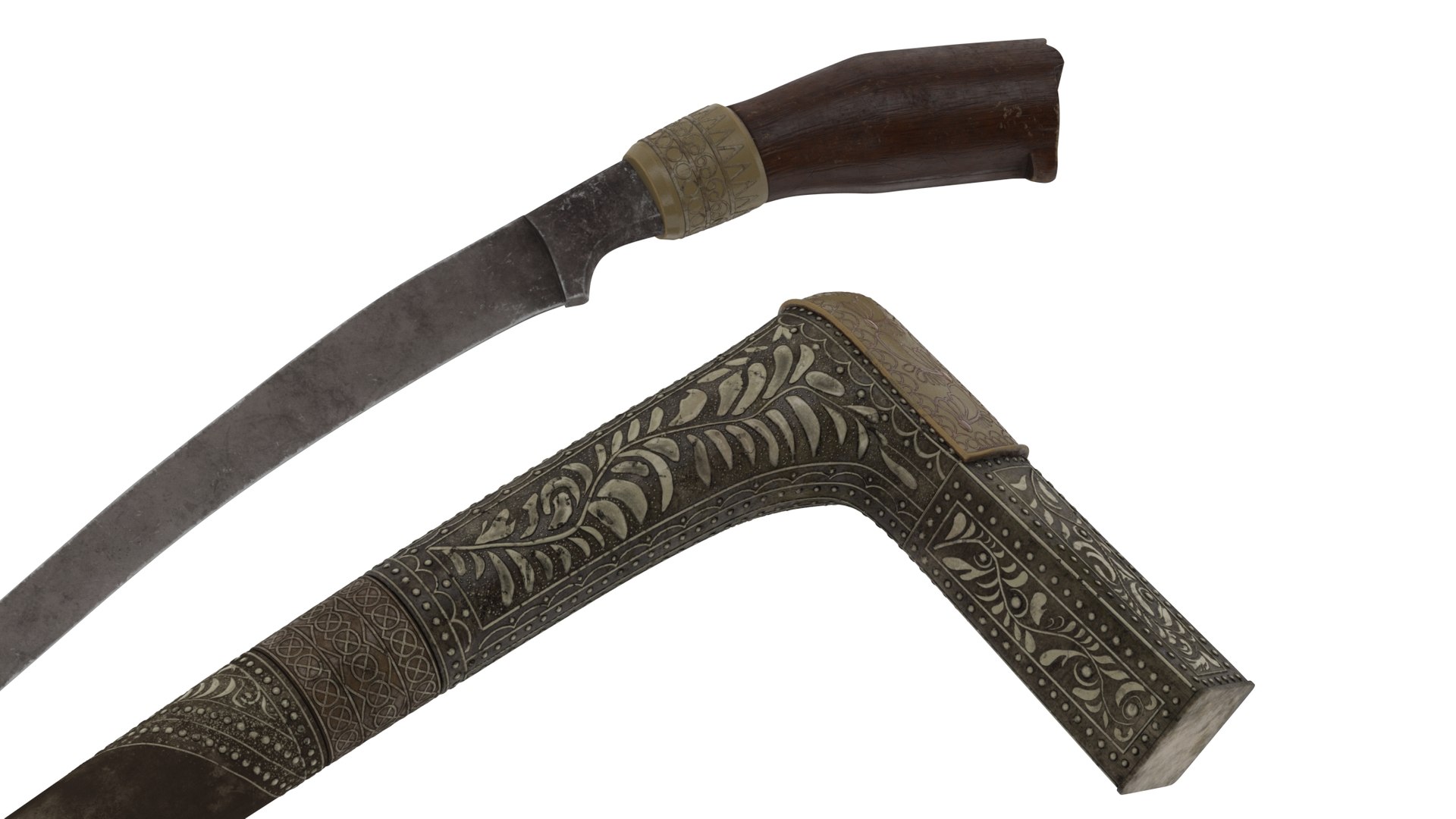 Sewar Dagger 3D Model - TurboSquid 1754704
