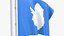Antarctica Flag Stand Pole Animated Loop