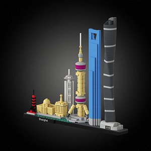 shanghai 21039 lego 3D