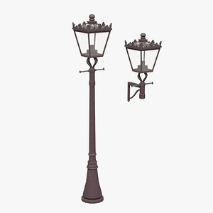 Amsterdam Street Lamp 3D model